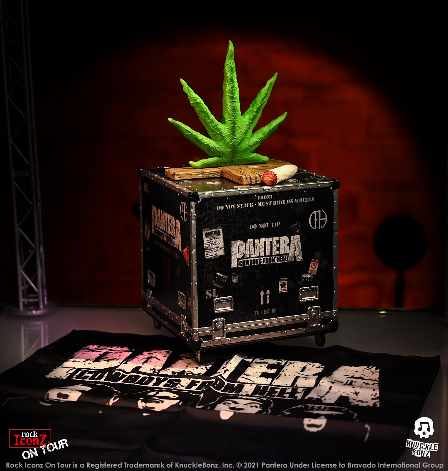 Pantera (Cowboys From Hell) Road Case KnuckleBonz Statue